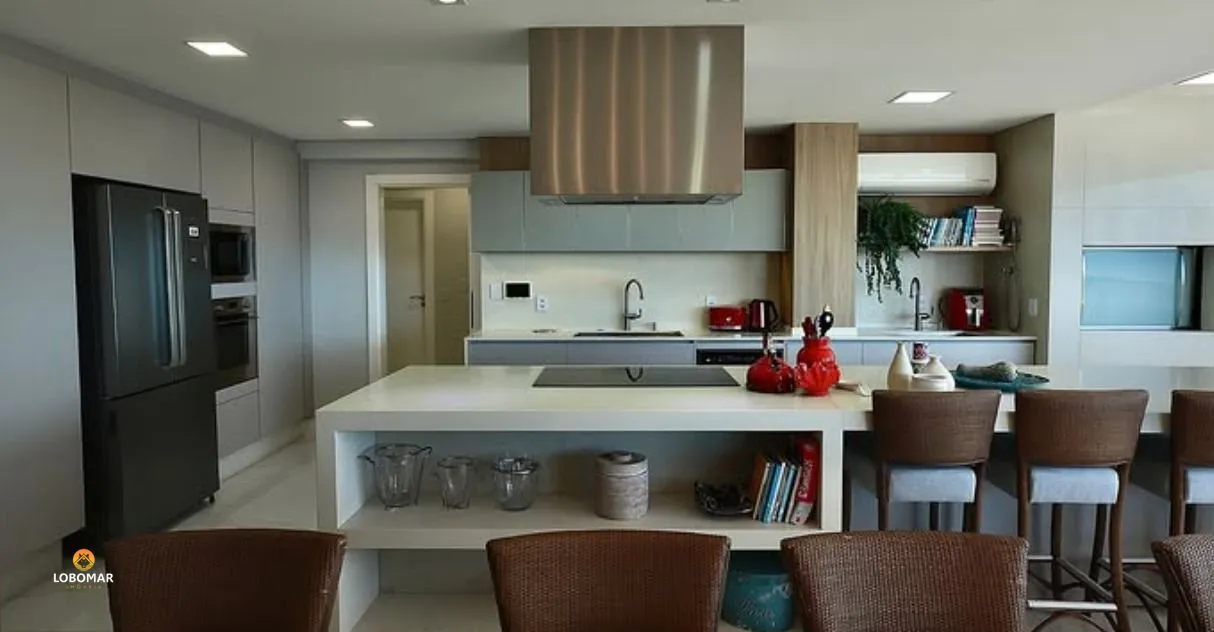 Apartamento frente mar, com cinco suítes, mobiliado, 284 m - Centro - Balneári — foto 6