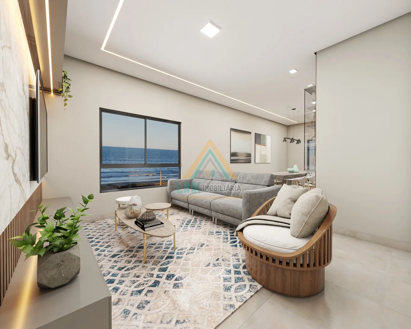 Apartamento à Beira-Mar em Gravatá, no Residencial Ilha de Icária com 89,80 m de Área Privativa. — foto 6