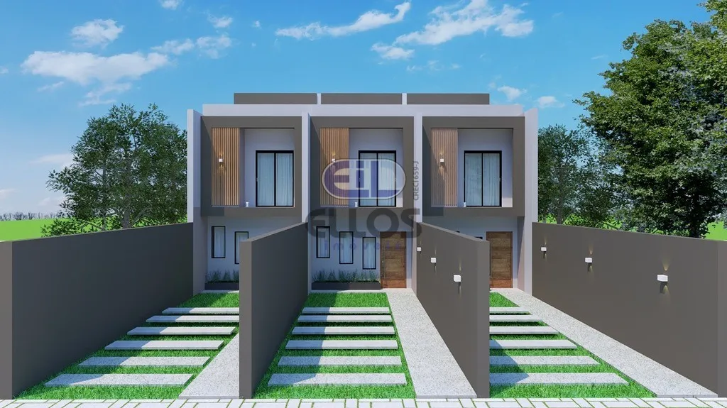 Sobrado Geminado NOVO-2 Quartos com Suíte e Closet - foto 1