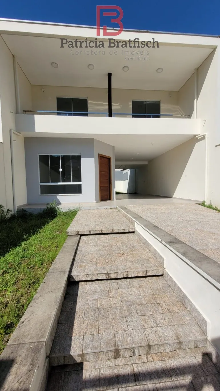 Casa nova com 03 dormitórios sendo 01 suíte e duas vagas de garagem. Loteamento de ótimo padrão. - foto 1