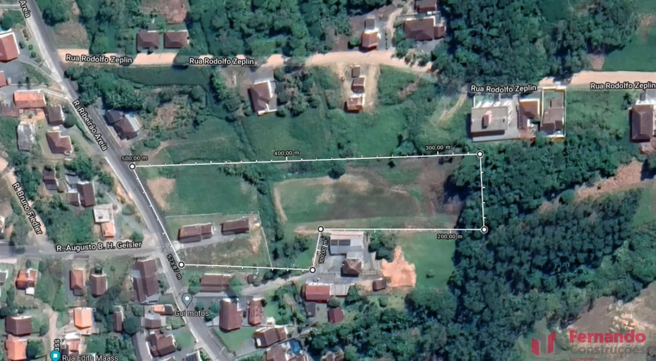 Terreno com área de aprox. 11.500 m2 no bairro Ribeirão Areia em Pomerode-SC - foto 1
