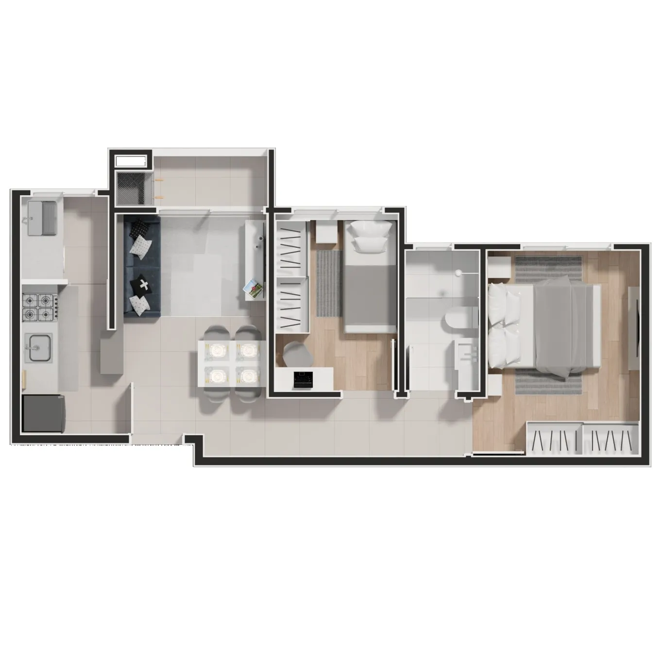 Apartamento em construção à venda - Indaial/SC — foto 5
