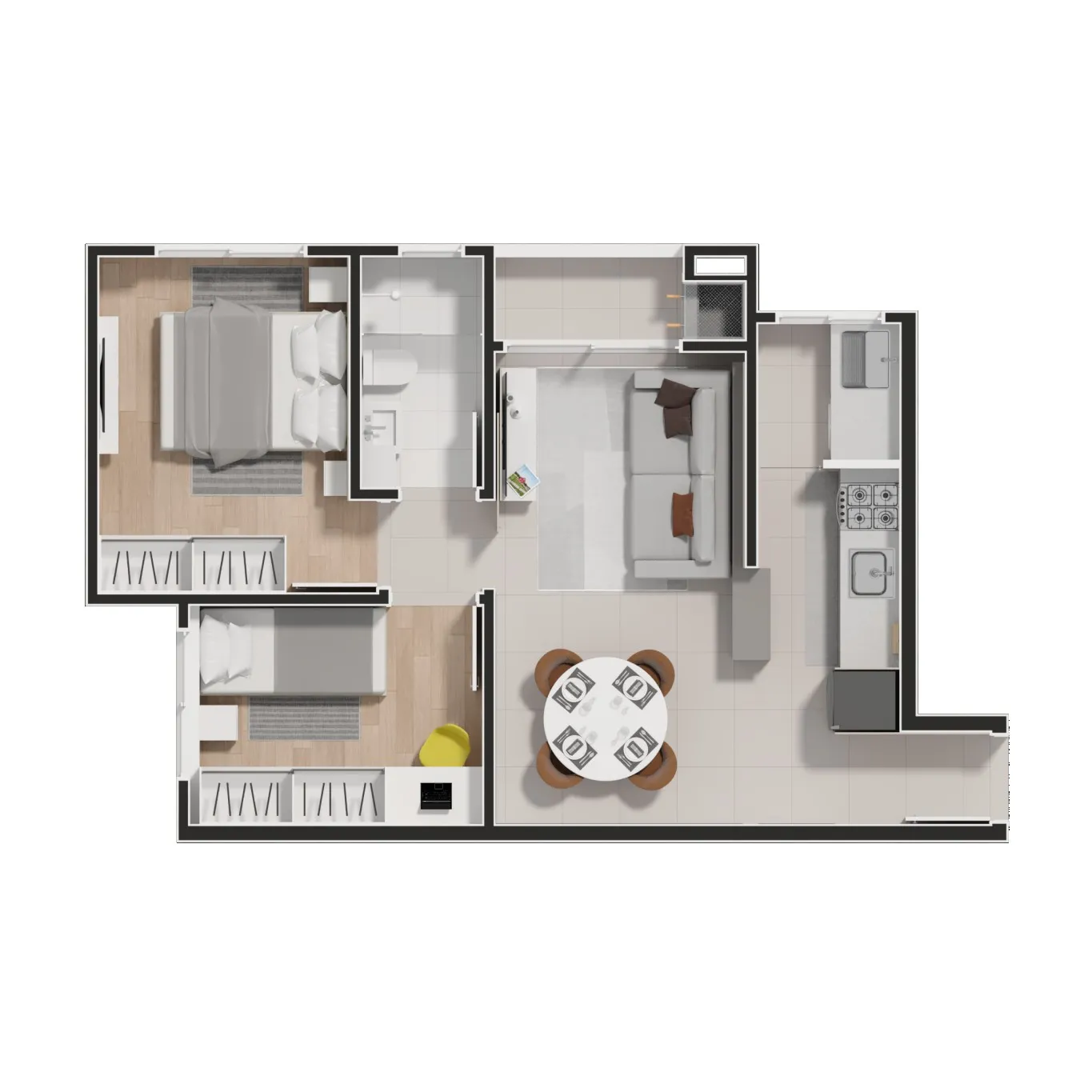 Apartamento em construção à venda - Indaial/SC — foto 6