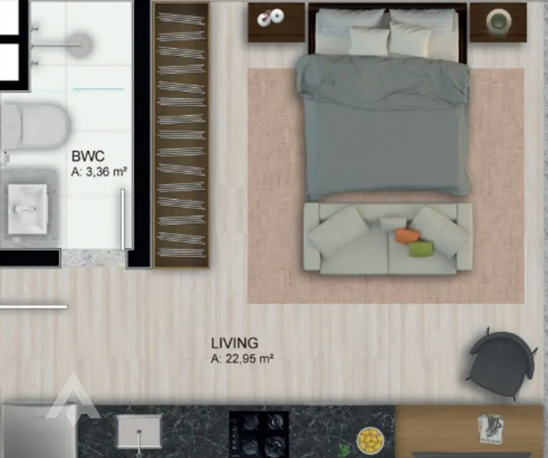 Loft à venda no bairro Vorstadt, em Blumenau - conforto e praticidade em um só lugar. — foto 2