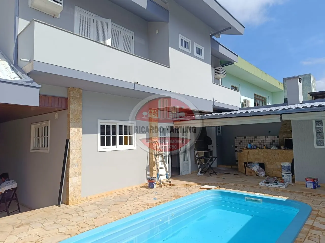 Excelente casa de alvenaria com área de festas e piscina — foto 3