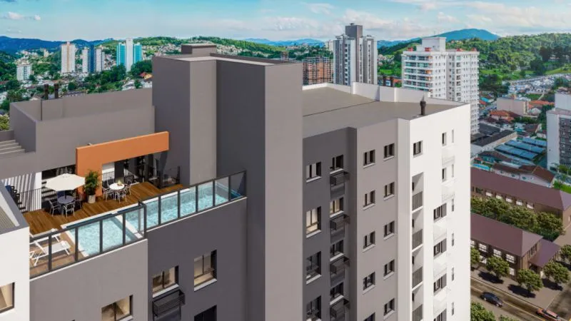 Apartamento de 1 Dormitório com Suíte - Scire Solare, Escola Agrícola. — foto 2