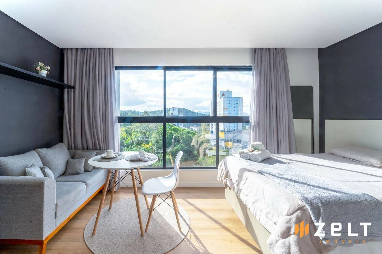 LOFT 100% Mobiliado com 1 Vaga, à Venda no Bairro Victor Konder, Blumenau — foto 3