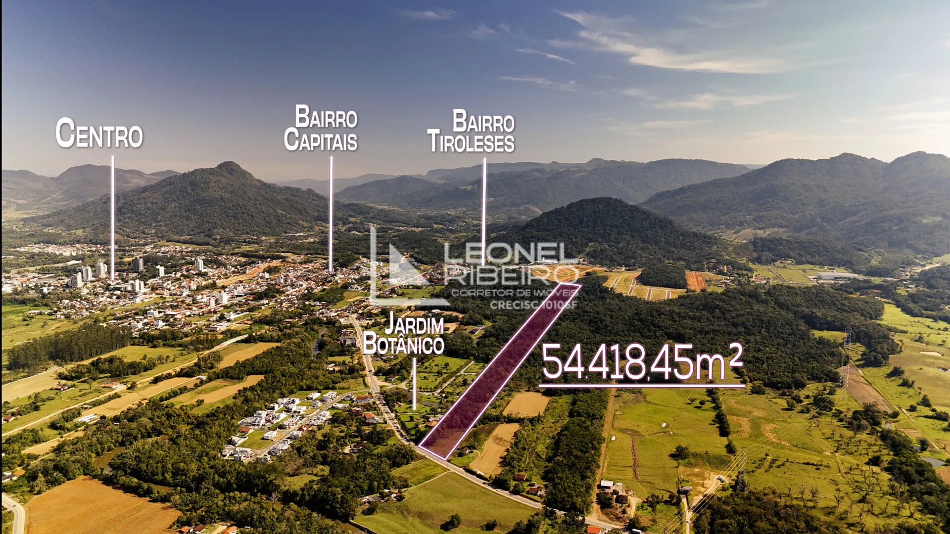 Terreno à venda com 54.418,45 m no bairro Das Capitais em Timbó-SC - foto 1