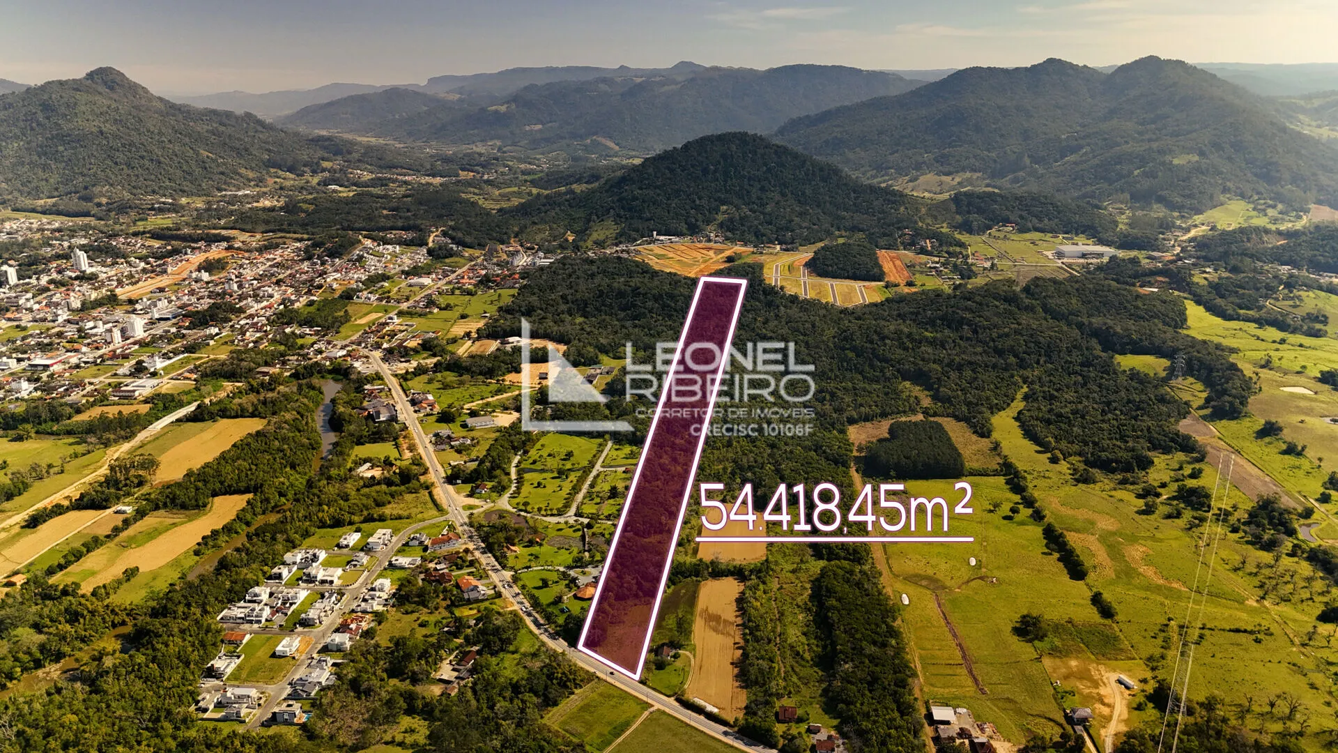Terreno à venda com 54.418,45 m no bairro Das Capitais em Timbó-SC — foto 2