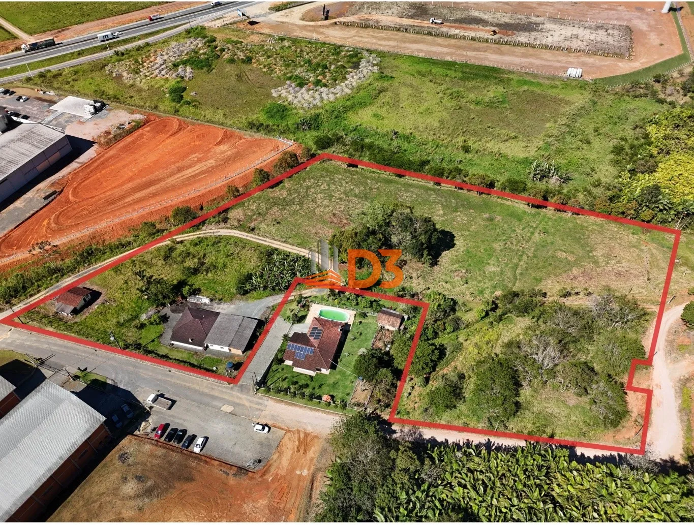 TERRENO PARA GALPÃO AO LADO DA BR-470 - EM GASPAR!! — foto 2