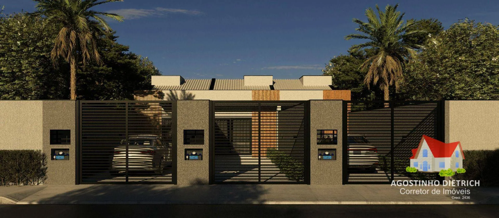 Casa Geminada Terrea C/02 Quartos +02 Vagas + Espaco aos Fundos No Bairro Aventureiro! - foto 1