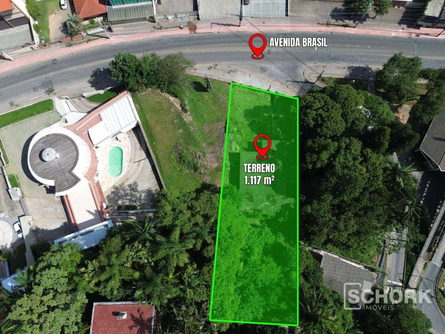 Terreno à venda, 1117 m por R$ 850.000,00 - Ponta Aguda - Blumenau/SC — foto 3