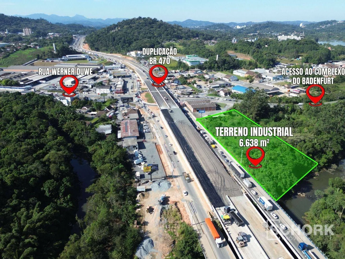 Terreno à venda, 6638 m por R$ 3.900.000,00 - Badenfurt - Blumenau/SC - foto 1