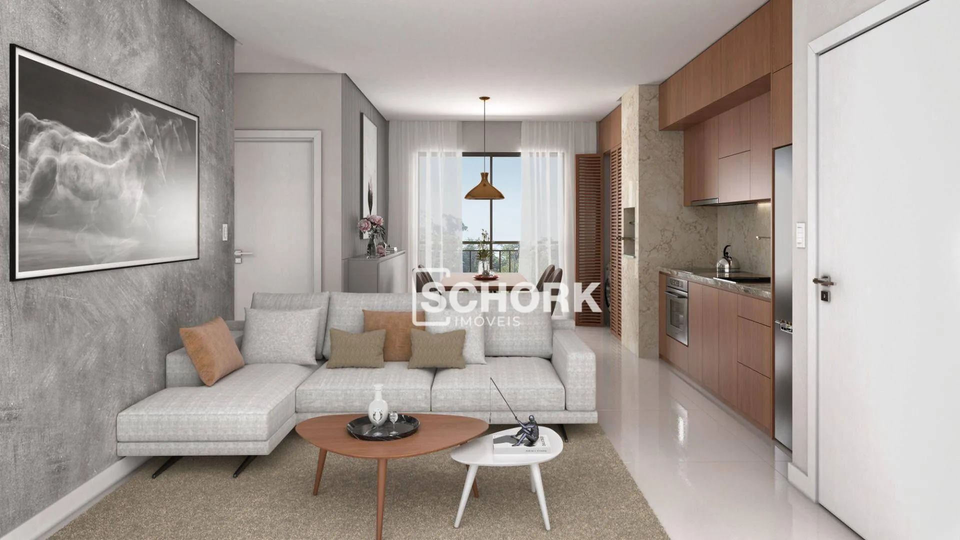 Apartamento com 2 dormitórios à venda, 51 m por R$ 261.500,00 - Araponguinhas - Timbó/SC - foto 1
