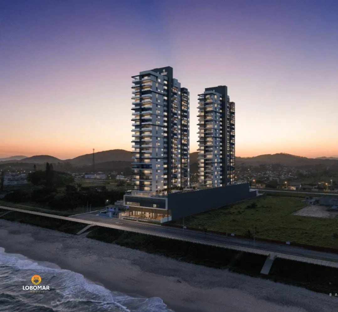 Apartamento pé na areia, em construção, com 03 dormitórios - Tabuleiro Barra Vel — foto 3