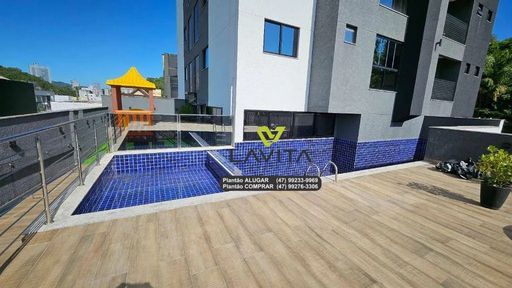 Apartamento novo em andar alto com uma vista incrível do Bairro no Edifício Residencial Owen no Bairro Escola Agrícola Em Blumenau SEMI MOBILIADO - foto 1