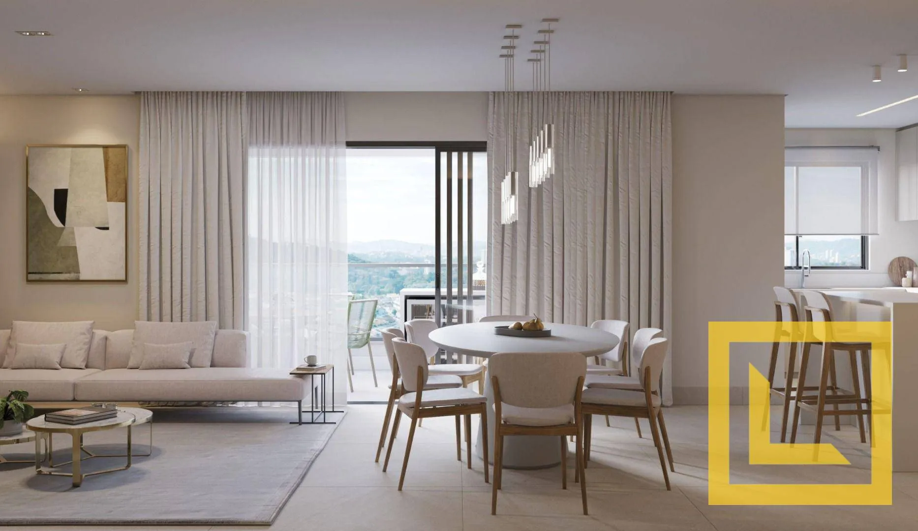 Apartamento com 3 Suítes à venda com 156m no bairro Ponta Aguda - Blumenau/SC — foto 3