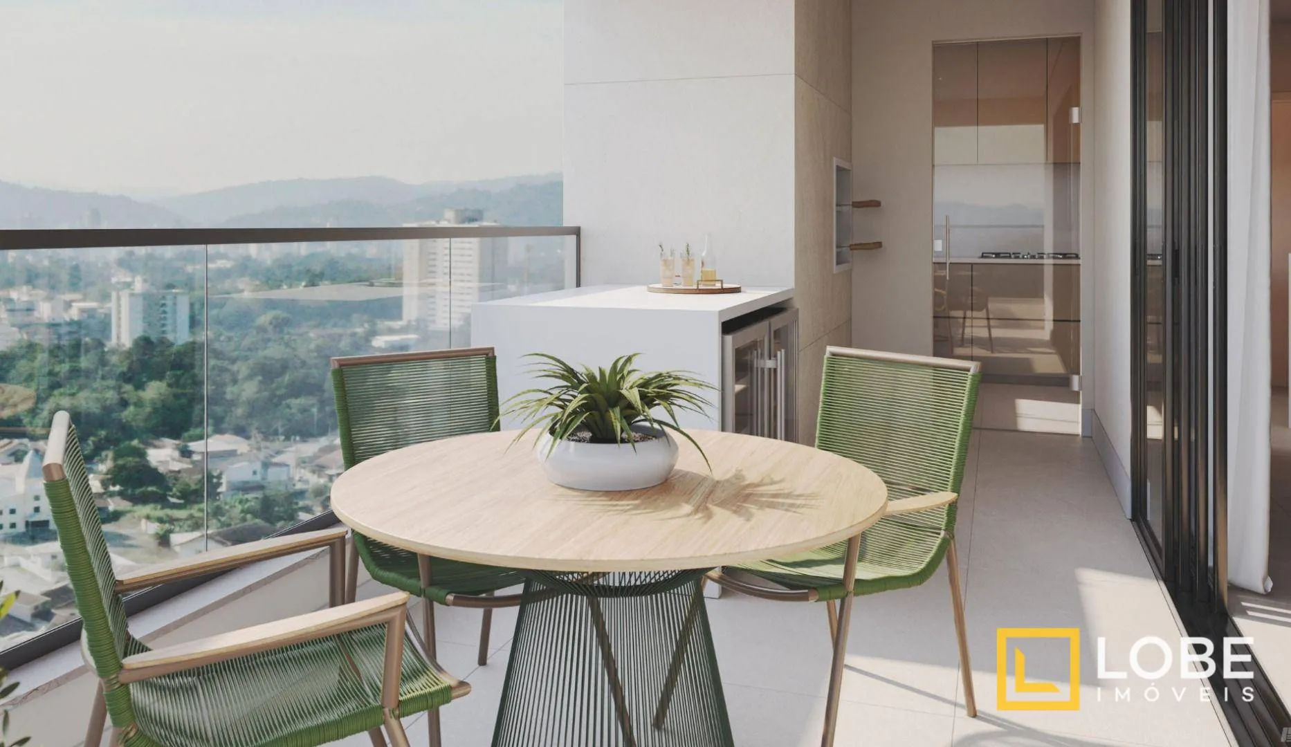 Apartamento com 3 Suítes à venda com 156 m no bairro Ponta Aguda - Blumenau/SC — foto 2