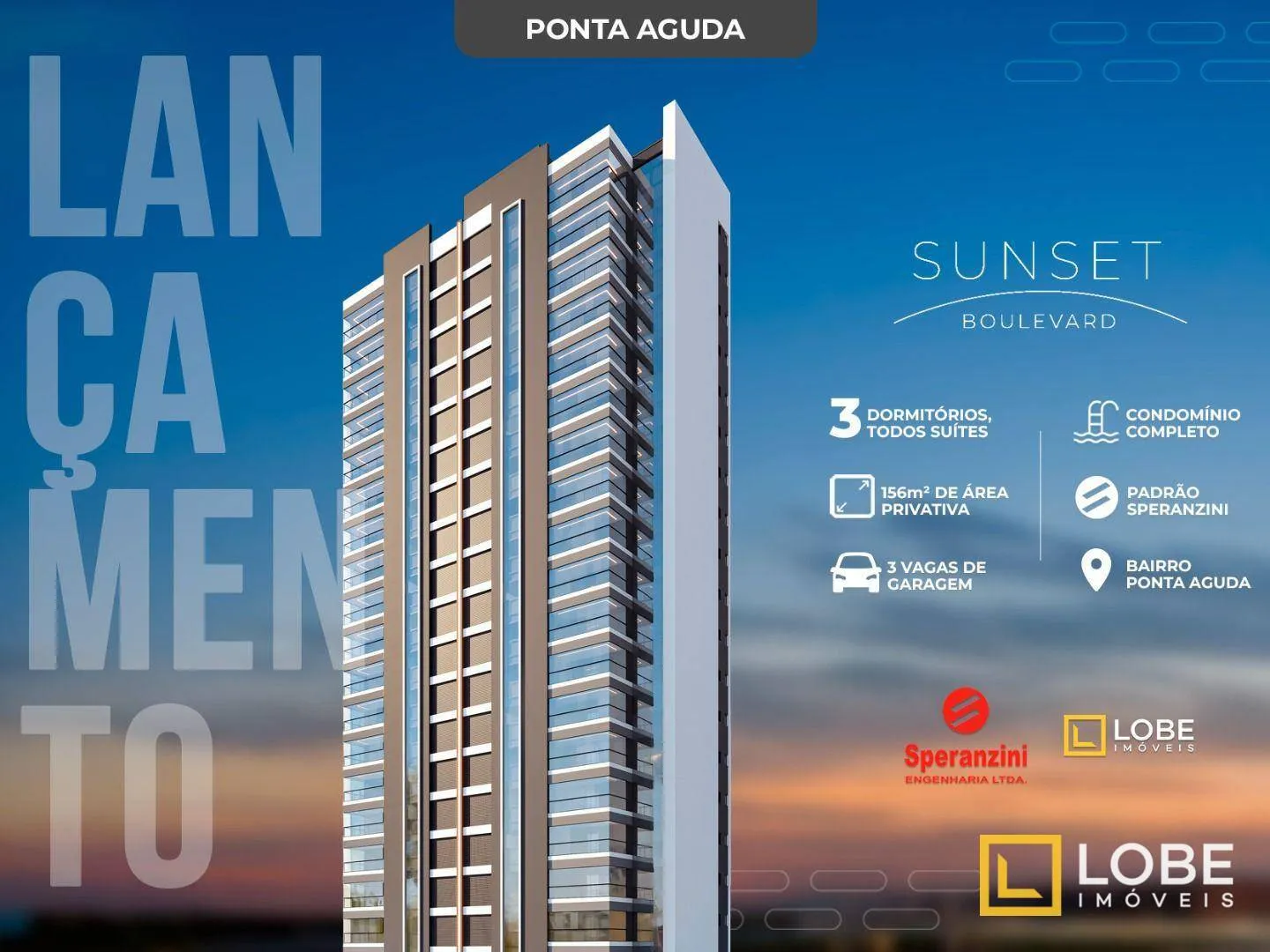 Apartamento com 3 Suítes à venda com 156 m no bairro Ponta Aguda - Blumenau/SC — foto 5