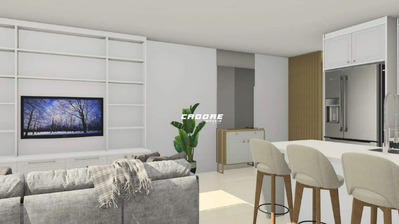 Apartamento semi-mobiliado com vista PERMANENTE para o mar em Balneário Perequê - Porto Belo I Cadore Imóveis — foto 3