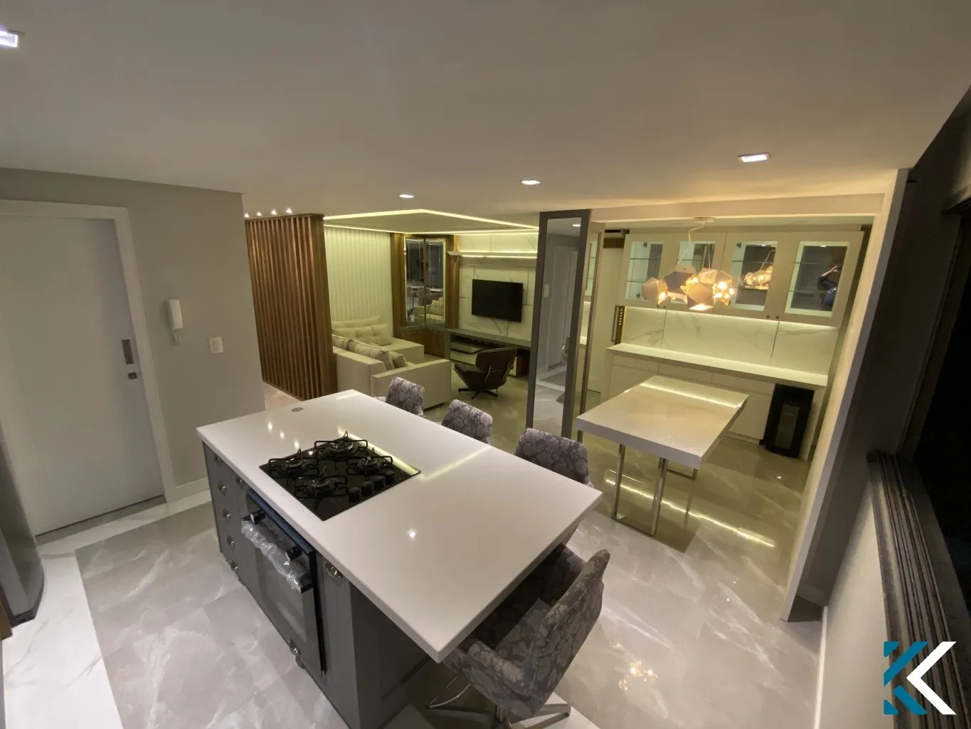 Mobiliado e Decorado: apartamento impecável de 124m com 2 vagas individuais pronto para morar — foto 2