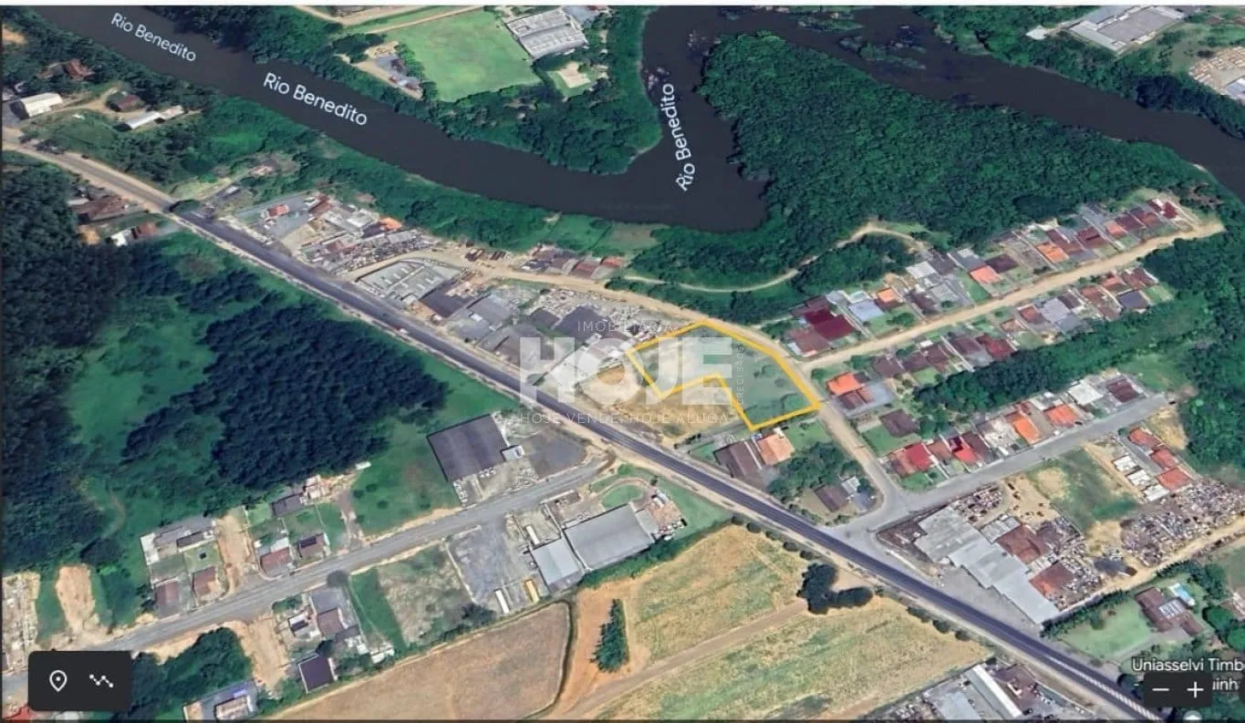 Terreno a venda no bairro Araponguinhas, na cidade de Timbó - SC. - foto 1