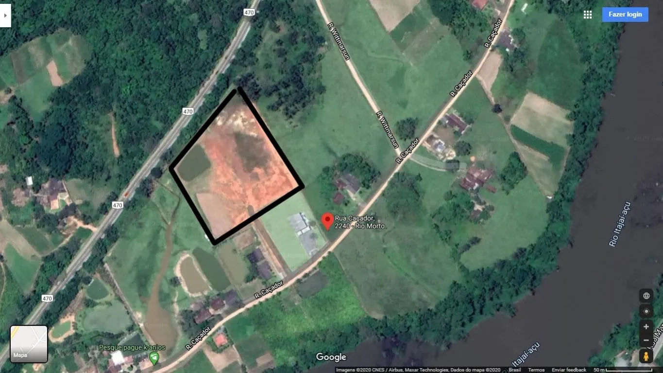 Terreno para Locação 6350M, Rio Morto, Indaial - SC - foto 1