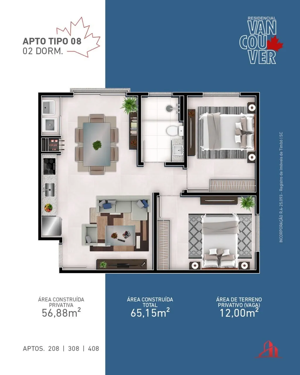 Apartamento à venda, Araponguinhas, Timbó, SC — foto 6