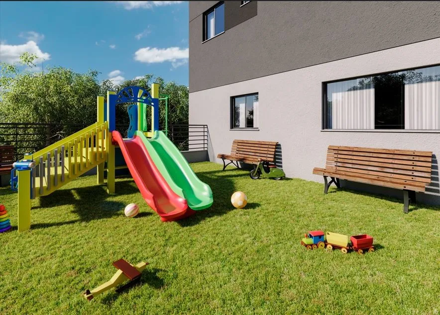 EM CONSTRUÇÃO - APARTAMENTO EM ANDAR ALTO, COM DOIS DORMITÓRIOS E UMA VAGA DE GARAGEM, EM CONDOMÍNIO COMPLETO COM PISCINA, ACADEMIA, PET PLACE E MUITO MAIS - LOCALIZADO NO BAIRRO ÁGUA VERDE — foto 4