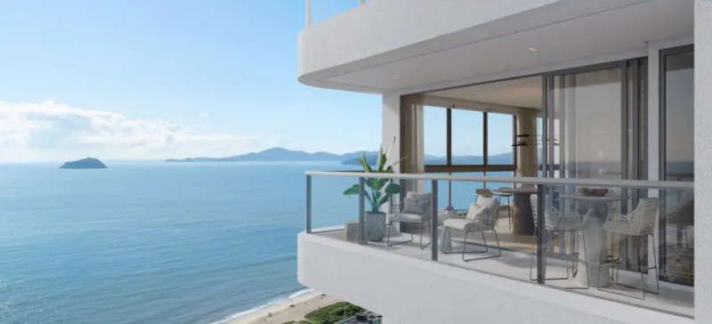 3 suítes de frente, sala e quartos vista mar em Balneário Piçarras! - foto 1