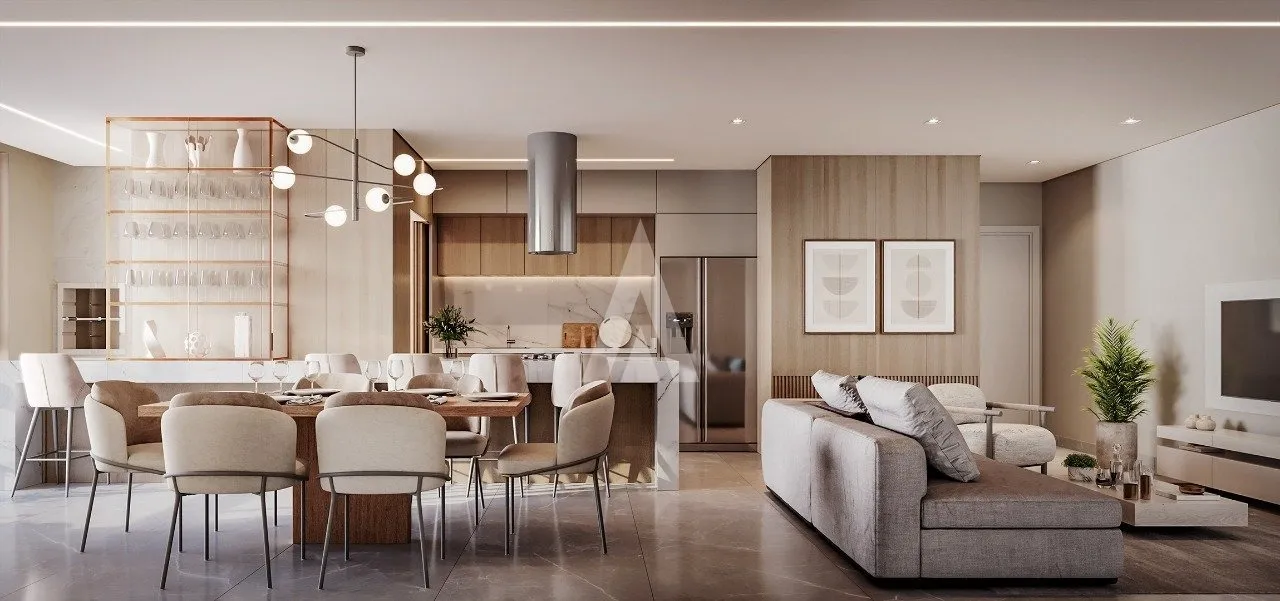 TREVIRI: apartamento na planta com 1 suíte master mais 2 suítes à venda no Centro de Joinville - SC por R$ 1.249.256,32 — foto 2