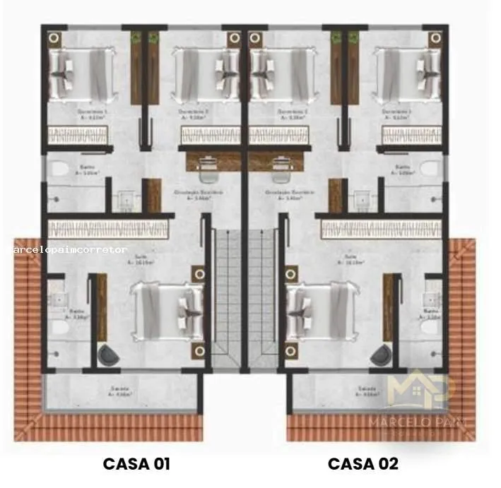 Casa Duplex para Venda em Palhoça, Centro, 3 dormitórios, 1 suíte, 3 banheiros, 2 vagas — foto 4