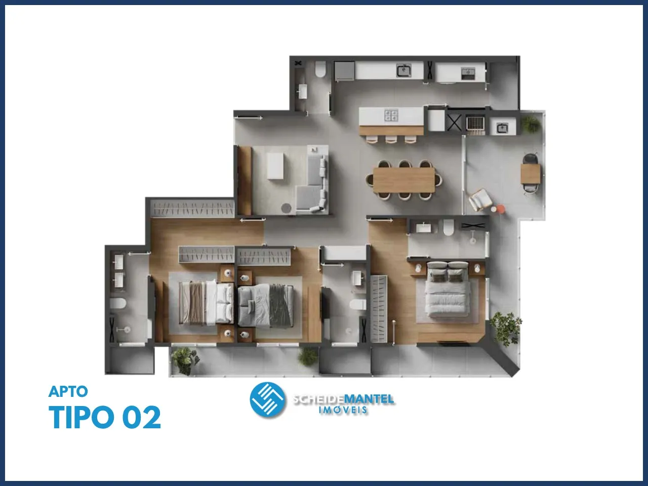 APARTAMENTO NA PONTA AGUDA - BLUMENAU/SC — foto 6