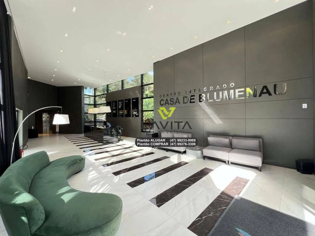 Sala comercial à venda ou locação com 43m Privativos no Centro Integrado Casa de Blumenau - Bairro Garcia - Blumenau SC — foto 2