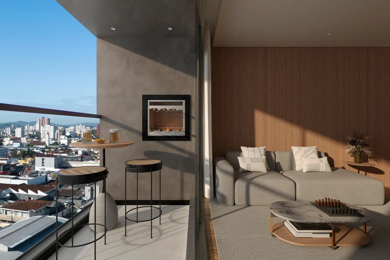 Apartamento no Celebra com 1 suíte + 2 quartos à venda no bairro América em Joinville a partir de R$ 626.998,88. — foto 5