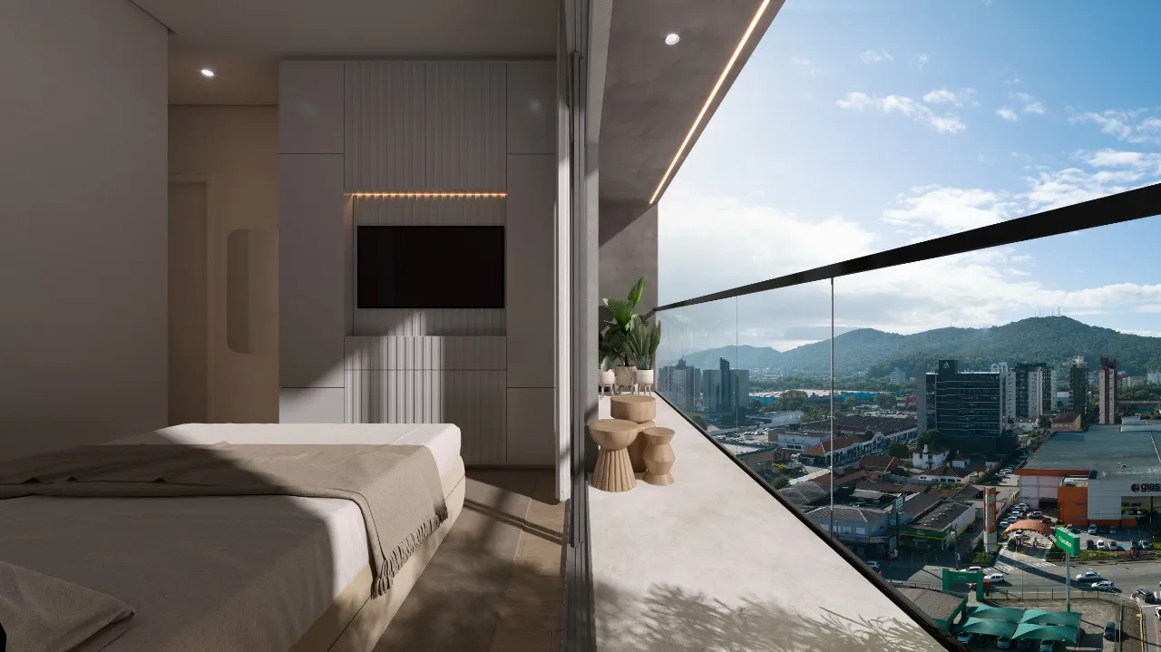 Apartamento no Celebra com 1 suíte + 2 quartos à venda no bairro América em Joinville a partir de R$ 626.998,88. — foto 6