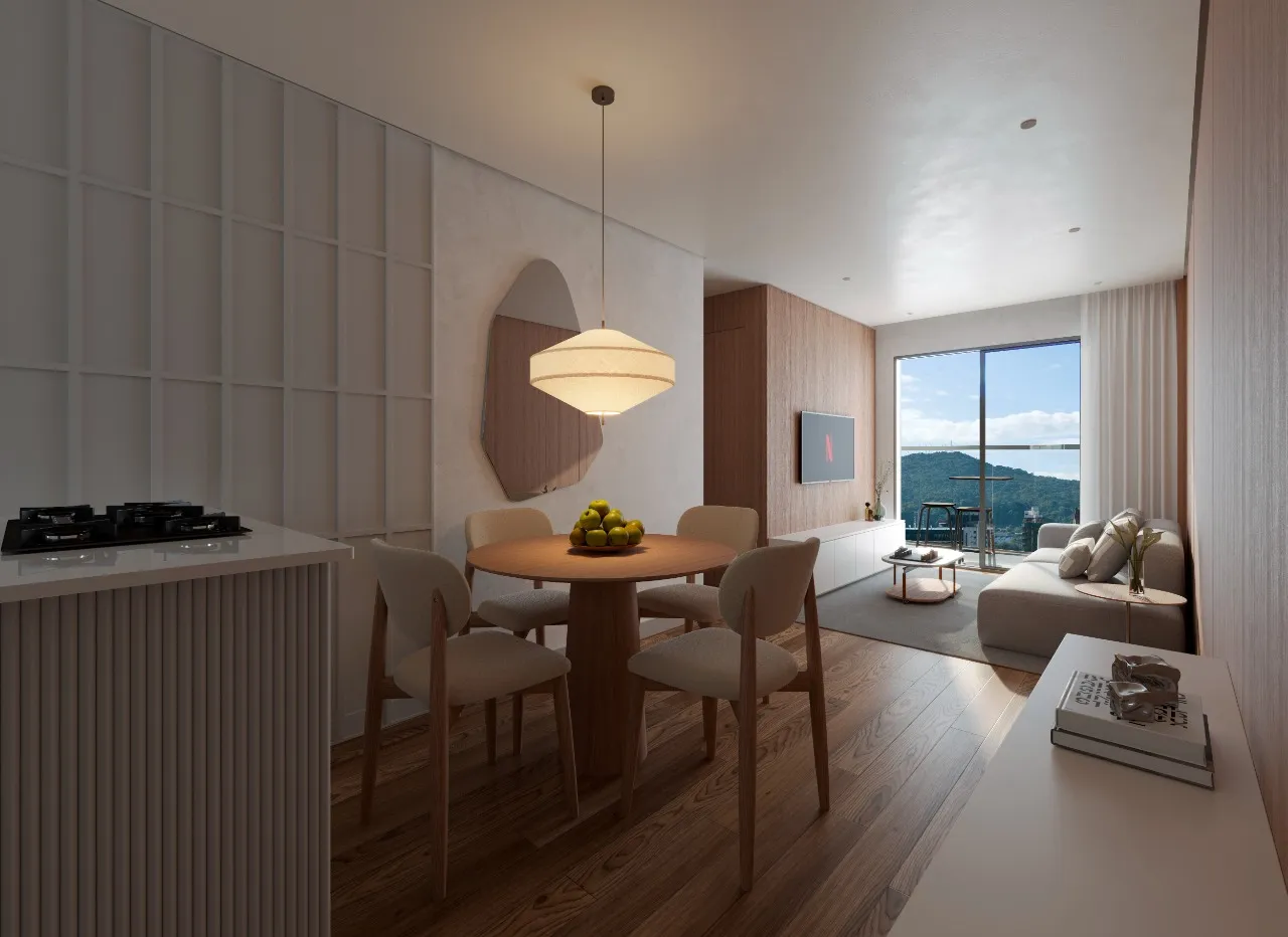 Apartamento no Celebra com 1 suíte + 2 quartos à venda no bairro América em Joinville a partir de R$ 626.998,88. — foto 7