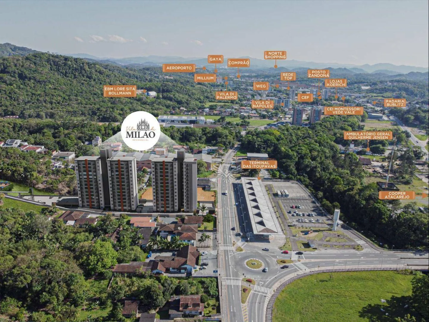 Apartamento com 2 Quartos na Itoupava Central — foto 3