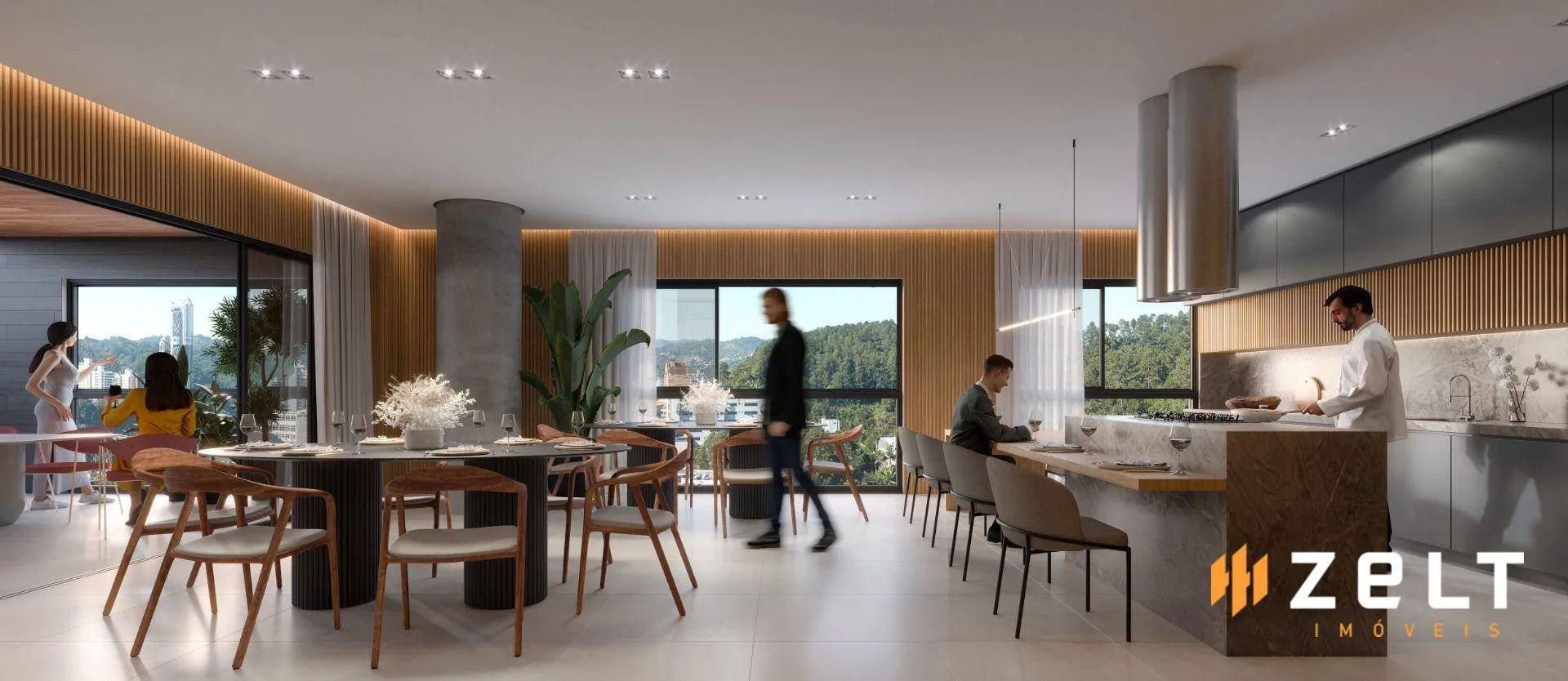 Apartamento com 1 dormitório à venda, 36 m por R$ 490.000,00 - Centro - Blumenau/SC — foto 2