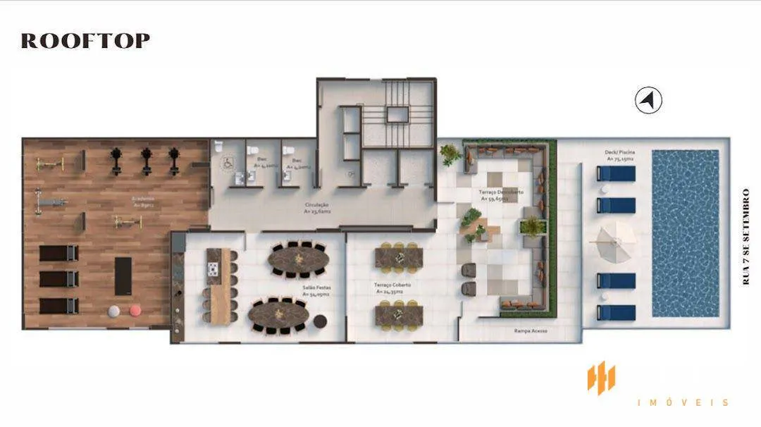 Apartamento com 1 dormitório à venda, 36 m por R$ 490.000,00 - Centro - Blumenau/SC — foto 5