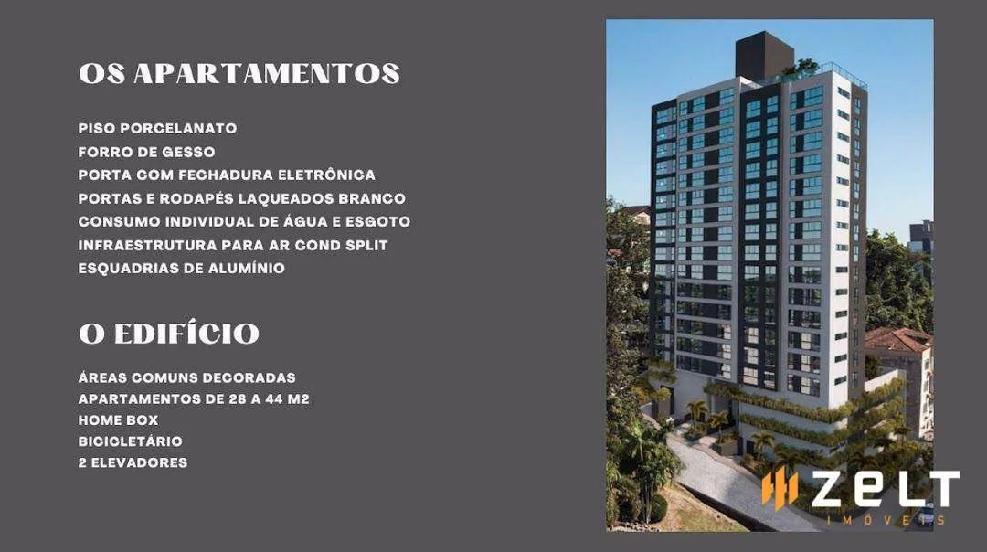 Apartamento com 1 dormitório à venda, 36 m por R$ 490.000,00 - Centro - Blumenau/SC — foto 7