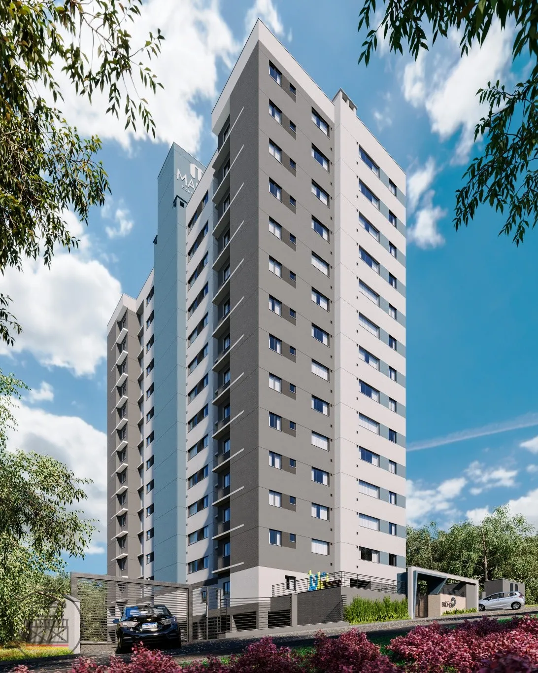 Seu novo lar está nascendo na Água Verde! Apartamento em construção, em andar alto, com dois dormitórios e uma vaga de garagem. Viva em um condomínio completo com piscina, academia, pet place e diversas áreas de lazer. - foto 1