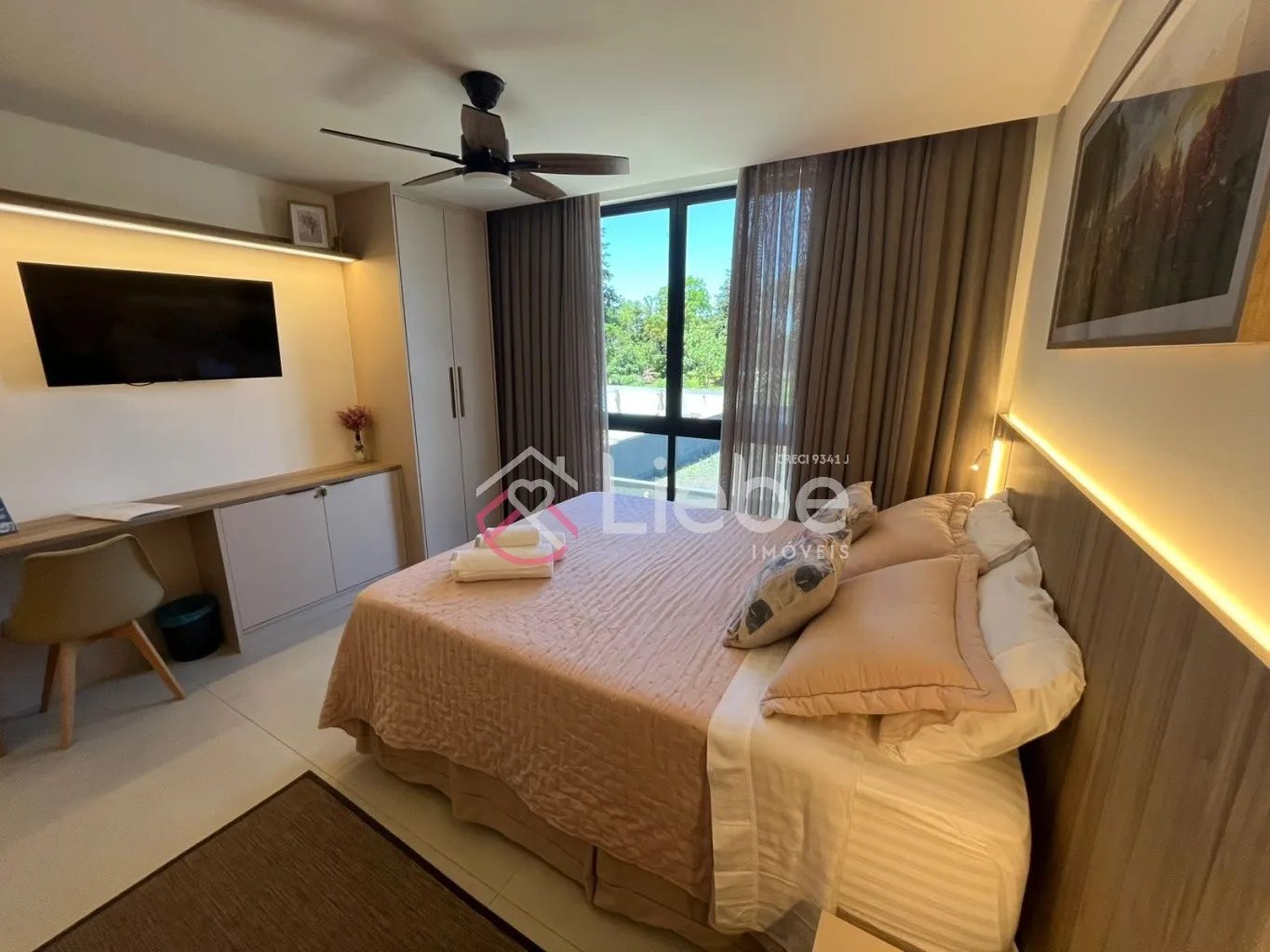 Lindo Flat MOBILIADO no Residencial Home Business no segundo pavimento com 32,37m de área privativa no centro da cidade de Pomerode. - foto 1