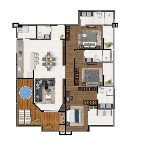 Apartamento · à venda · 3 quartos · 143m² · Velha, Blumenau