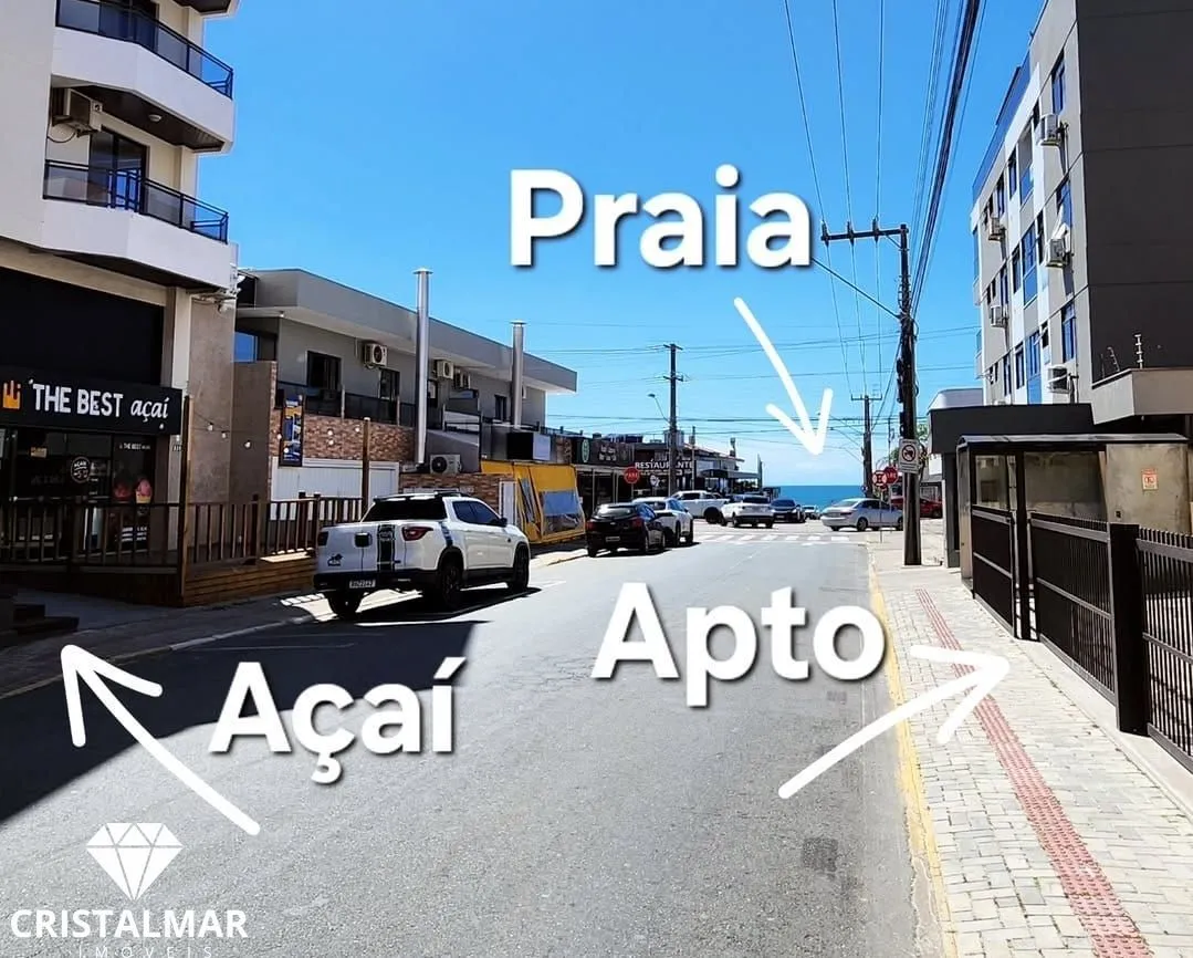 Apartamento frente, a 70 metros da Praia de Bombas SC - foto 1
