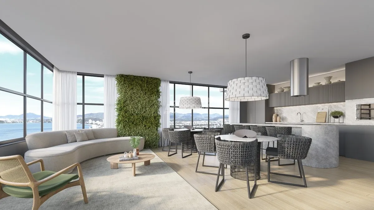 AZZURE by FRECHAL - Apartamento com 2 dormitórios, sendo 1 suíte, 2 vagas, com diversas áreas no Centro, 200m do mar de Balneário Piçarras! - foto 1