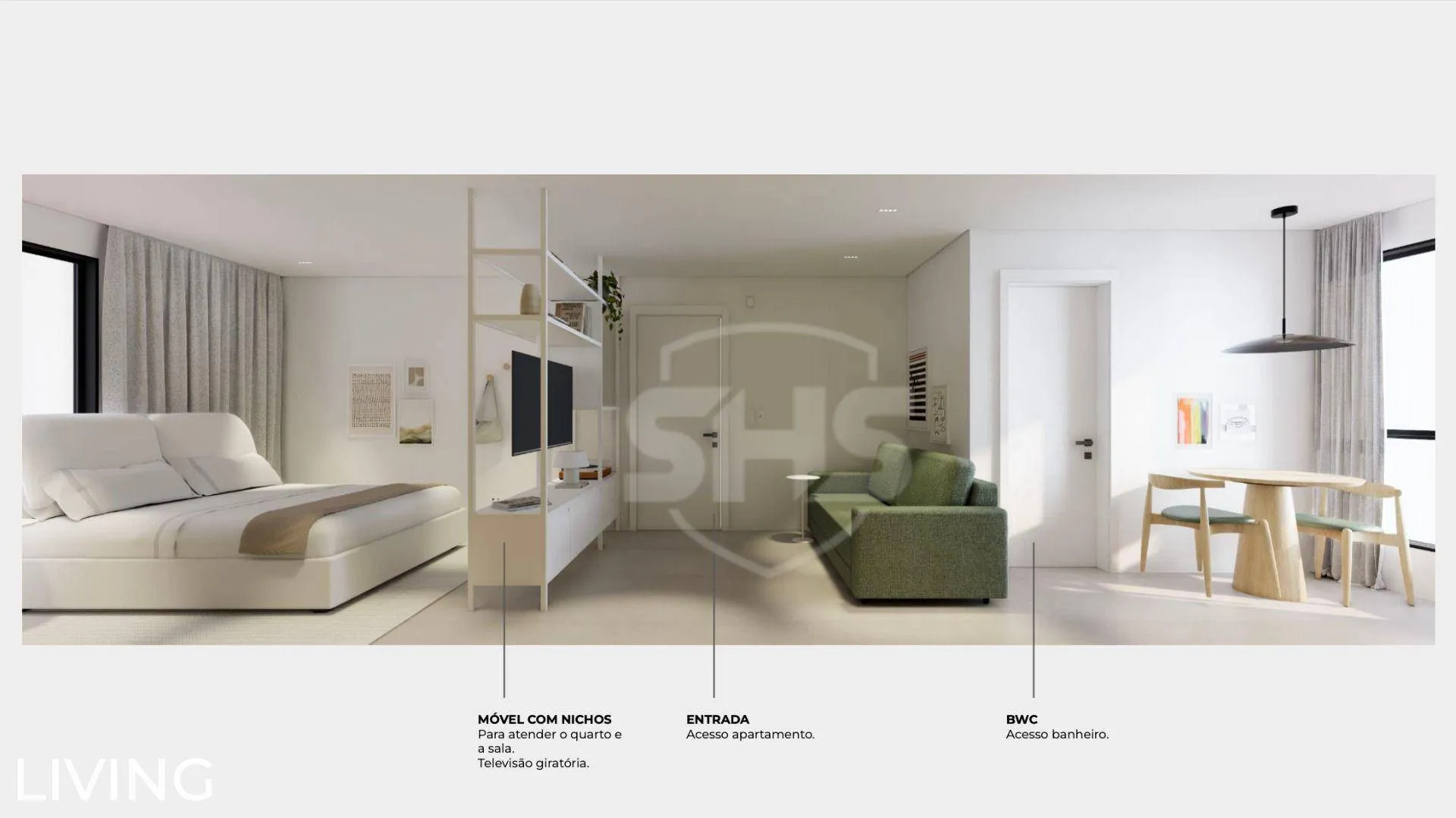Apartamento com 1 dormitório à venda, 34 m por R$ 499.000,00 - Centro (Blumenau) - Blumenau/SC — foto 3
