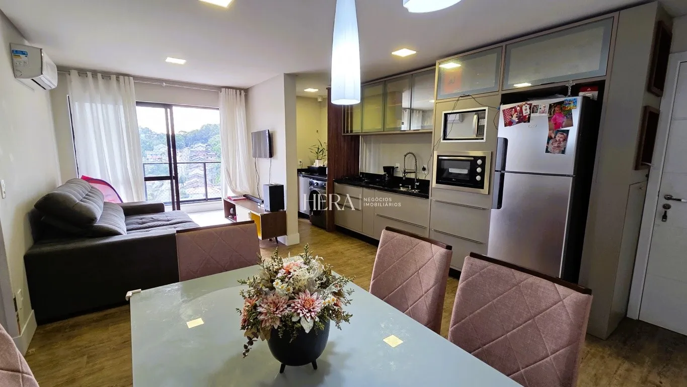 Apartamento semimobiliado 02 dormitórios com 01 suíte no bairro Fortaleza em Blumenau! - foto 1