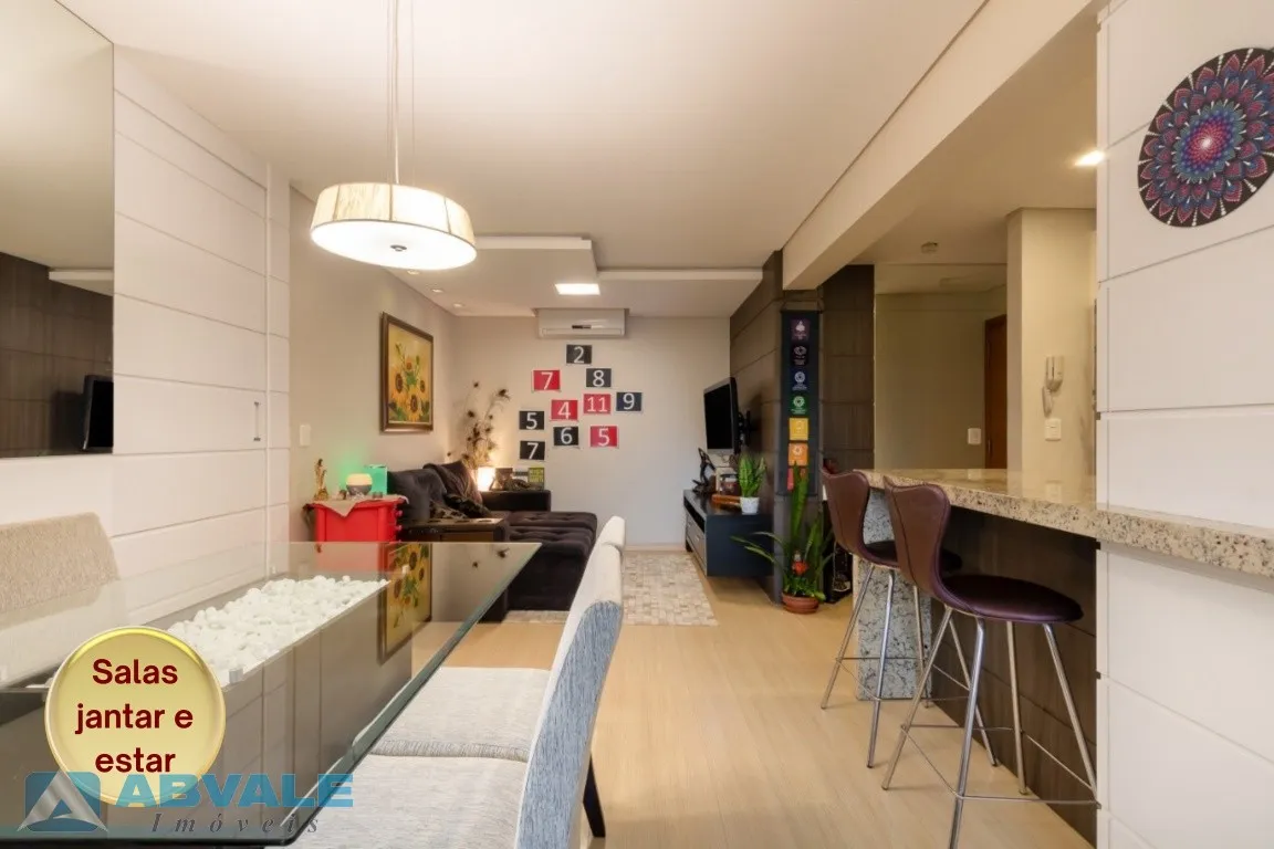 Apartamento Mobiliado para Locação - 2 Suítes + Home Office - Bairro Vila Nova, Blumenau/SC — foto 2