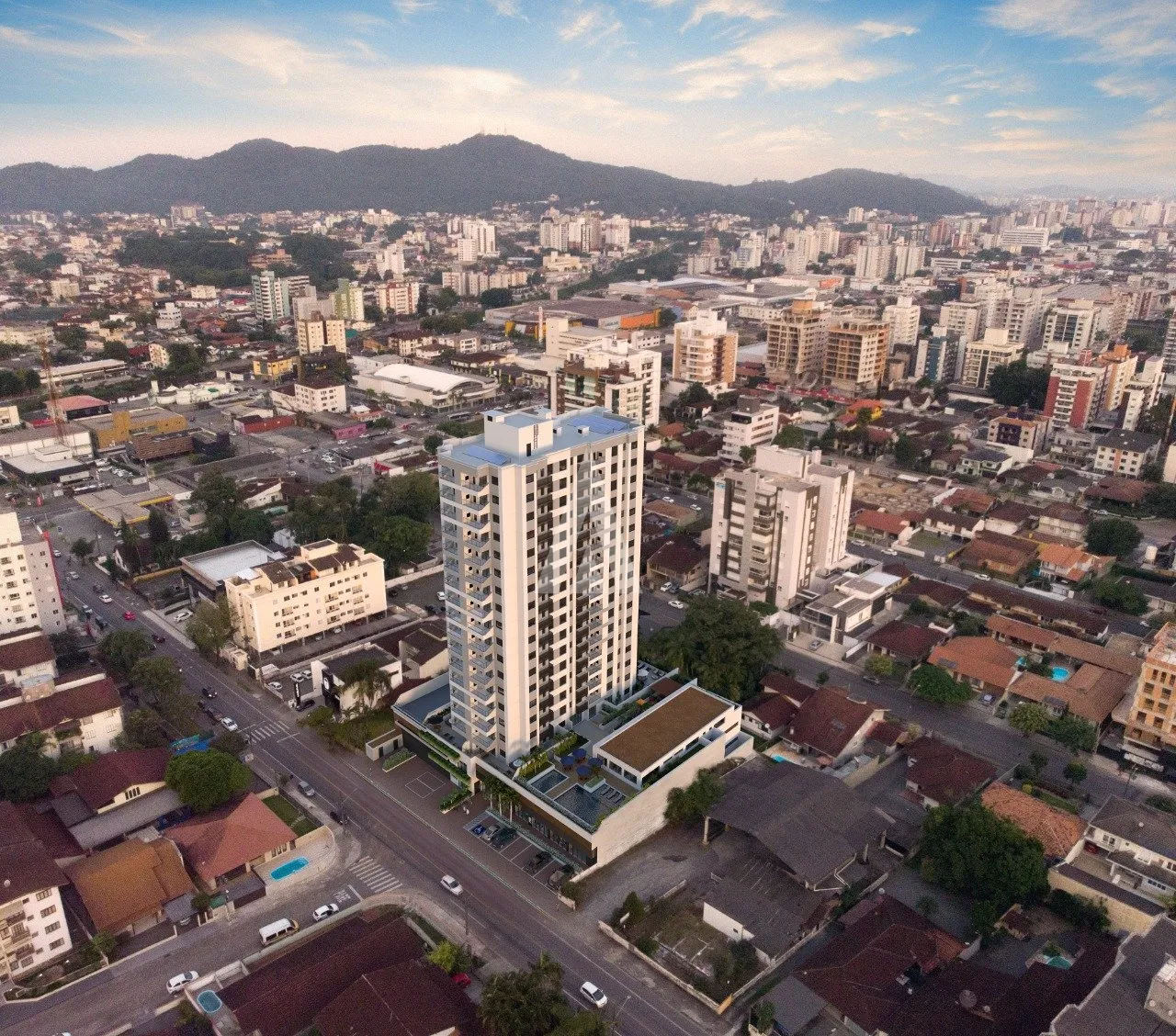 Apartamento com 1 suíte(s) mais 2 quarto(s) à venda no bairro Santo Antônio em JOINVILLE, por R$ 668.266.24. - foto 1